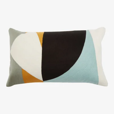 The Range Bosie Ozella Multi Colour Rectangular Cushion - Multicolour
