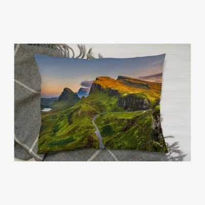 The Range Scottish Highlands Cushion - Green