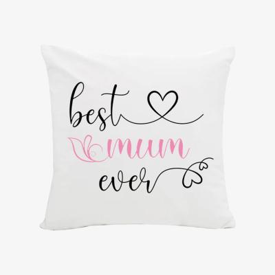The Range Best Mum Ever Soft Cushion - White