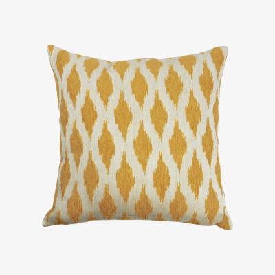 The Range Ikat Chenille Ochre Cushion Cover 43 x 43cm - Ochre
