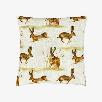 The Range Country Running Hares Running Hares Cushion - Multicolour / Polyester