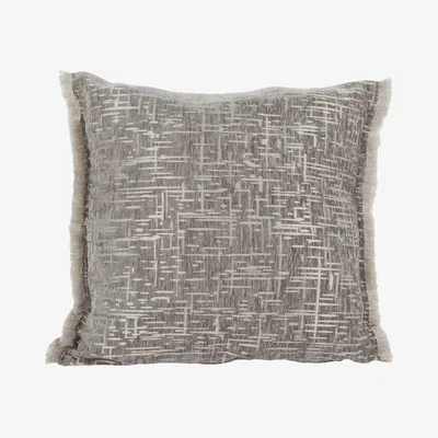The Range Beeston Chenille Cushion - Grey