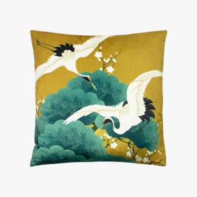 The Range Kensho Printed Cushion - Gold