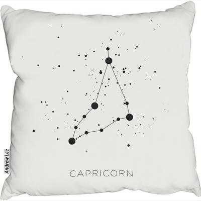 The Range Star Constellation Zodiac Capricorn Stylish Cushion - White / 60cm