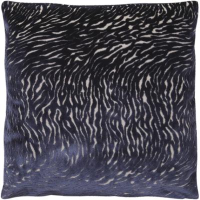 The Range Serena Jacquard Cushion - Navy/Gold