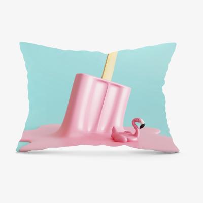 The Range Flamingo Ice Cream Cushion - PInk / 23cm