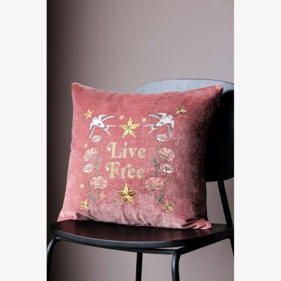 Rockett St George Denim & Bone X Rockett St George Live Free Cushion