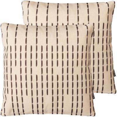 The Range Textured Broken Stripe Outdoor Cushion (Set of 2) - Yellow