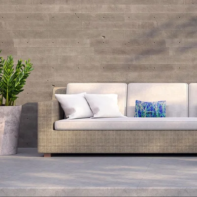 The Range Thames La Paris Outdoor Cushion - Blue