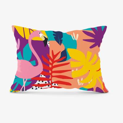 The Range Tropical Flamingoes Cushion - Pink / 28cm