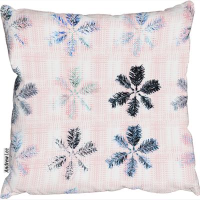 The Range Colorful Pine Leaves Cushion - Pink / 45cm