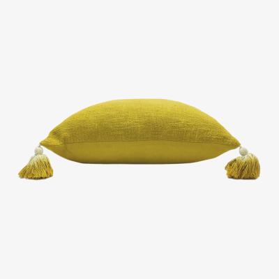 The Range Eden Slub Cotton Cushion - Moss