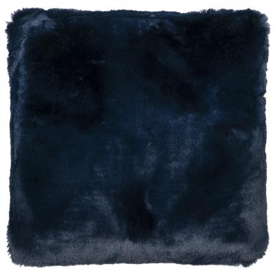 The Range Rabbit Faux Fur Cushion - Navy / 55cm