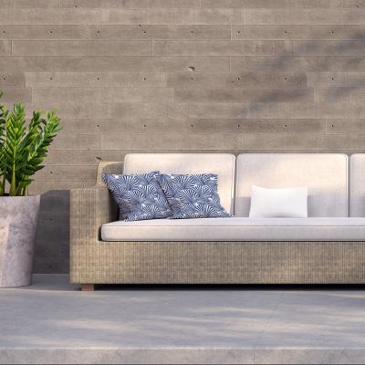 The Range Hand drawn scallop seashells Outdoor Cushion - Blue / 60cm