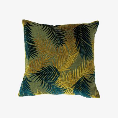 The Range Palm Grove Cushion - Gold/Teal