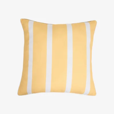 The Range Outdoor Stripes Cushion - Yellow