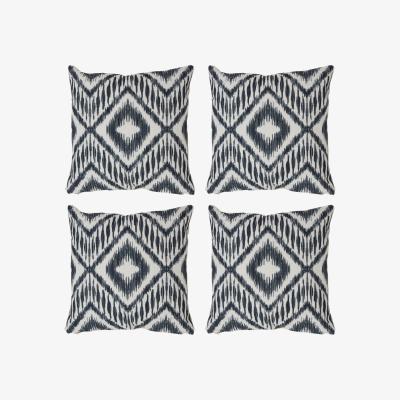 The Range Outdoor Ikat Cushion (Set of 4) - White