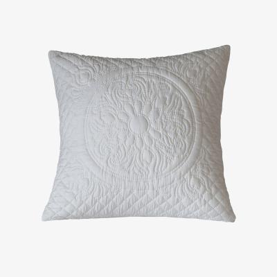 The Range Deluxe Quilted Grandeur Pinsonic Cushion - White
