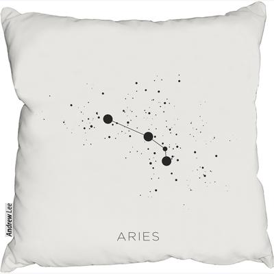 The Range Star Constellation Zodiac Aries Outdoor Comfy Cushion - White / 60cm