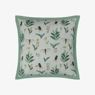 The Range Lacewing Floral Cushion - Sage
