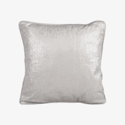The Range Gild Velvet Filled Cushion - Silver
