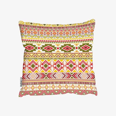 The Range Aztec American Indian Cushion - Red / 45cm