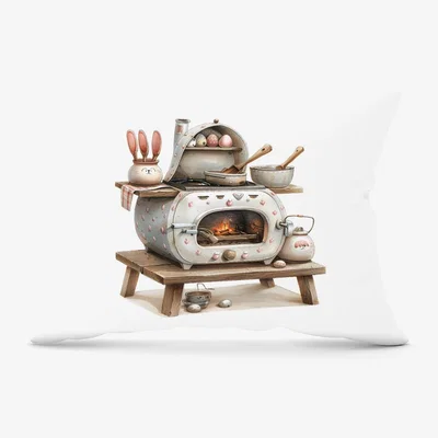 The Range Easter Egg Oven Cushion - Neutral / 33cm