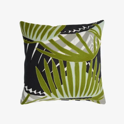 The Range Bosie Ozella Botanical Green Cushion - Multicolour