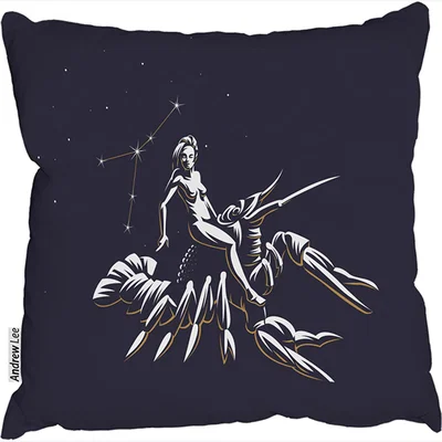 The Range Sign Of The Zodiac Cancer Outdoor Comfy Cushion - Blue / 60cm