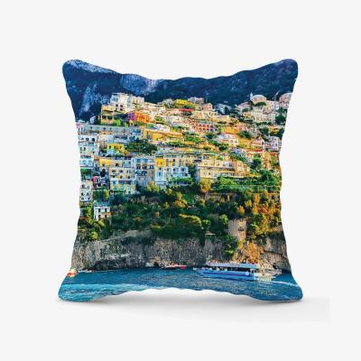 The Range Positano, Amalfi Coast Outdoor Cushion - Green / 60cm