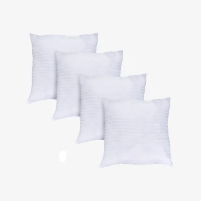 The Range Luxury Soft Square Cushion Inserts - White