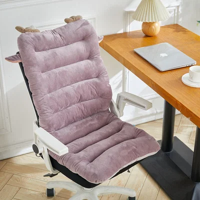 The Range Plush Comfort Chair Cushion with Non-Slip Design - Purple