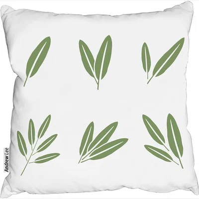 The Range Herbs Cushion - Green / 45cm