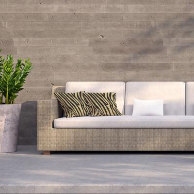 The Range Zebra stripes in gold glitter Outdoor Cushion - Yellow / 60cm