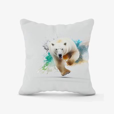 The Range Charging Polar Bear Outdoor Cushion - White / 60cm