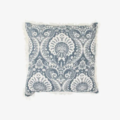 The Range Nadia Printed Cushion - Blue