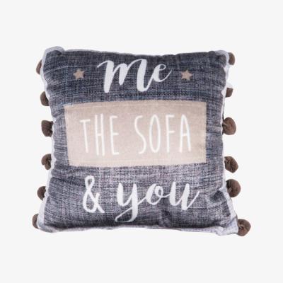 The Range Living Sentiments Cushion - Grey