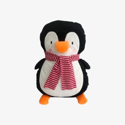 The Range Penguin Shaped Festive Cushion - Black