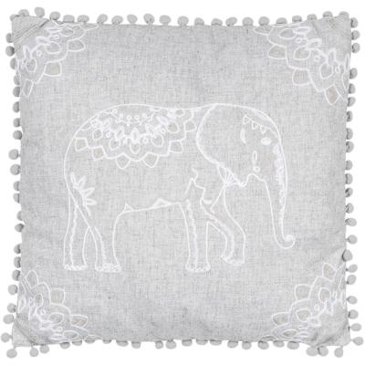 The Range Zuri Elephant Embroidered Cushion