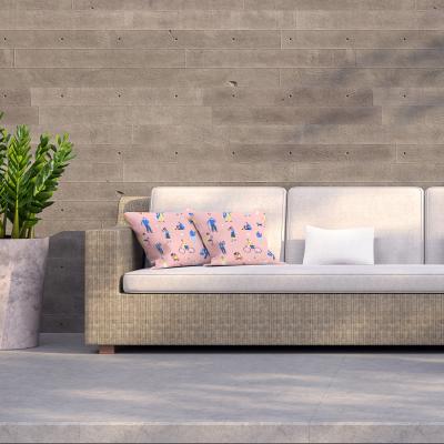 The Range Different People With Mobile Phones And Gadgets Outdoor Cushion - Pink / 60cm
