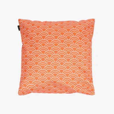 The Range 2 Pack Cushion 43x43cm Deck Stripe Orange, Double Sided - Orange