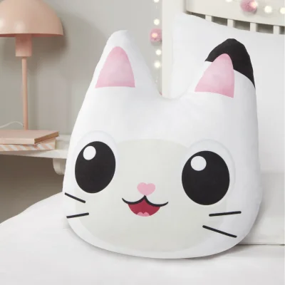 The Range Gabbys Dollhouse Pandy Shaped Cushion - White