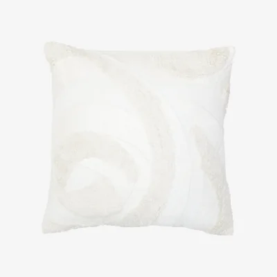 The Range Bosie Ozella Cream Textured Cushion - Cream