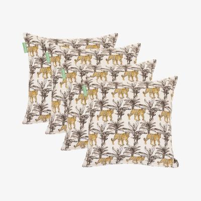The Range Comfortable Printed Outdoor Scatter Cushion - Leopard / 4 / Leopard
