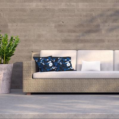 The Range Field Of Flowers Outdoor Cushion - Blue / 60cm