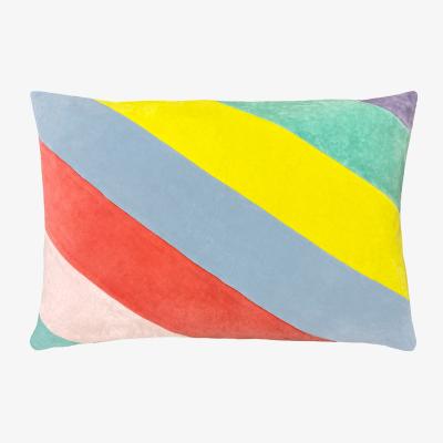 The Range Della Striped Cushion - Pastels