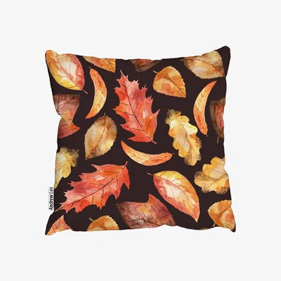 The Range Hand Drawn Simple Flowers Cushion - Orange / 45cm