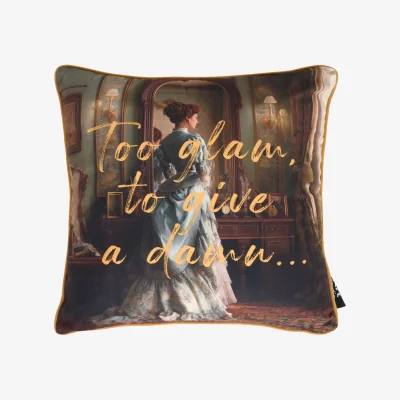 The Range Too Glam to Give a Damn Cushion