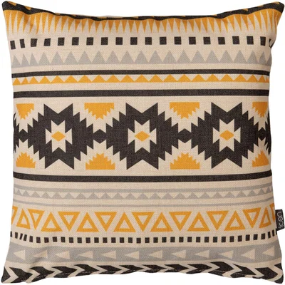 The Range Aztec Pattern Outdoor Cushion - Yellow