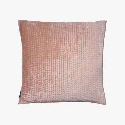 The Range Brooklands Quilted Cushion - Blush
